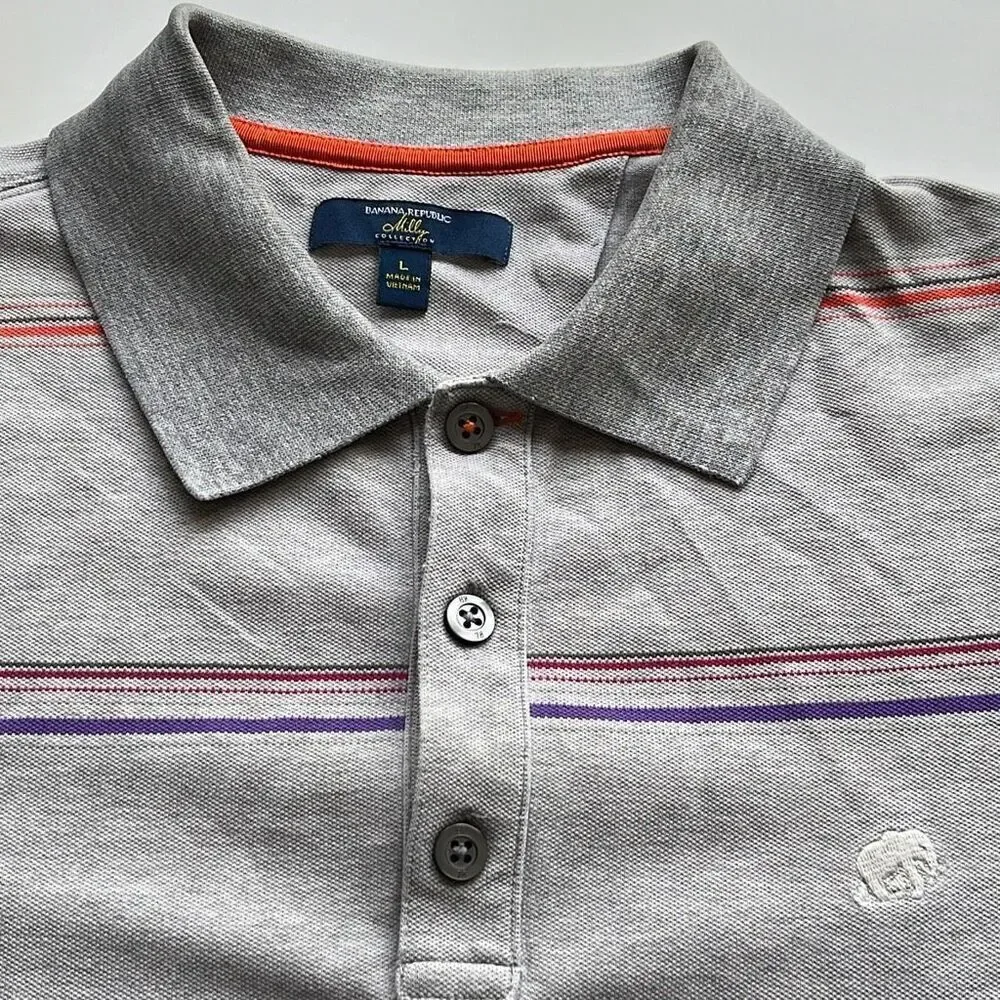 Banana Republic Milly Collection Polo Mens Large